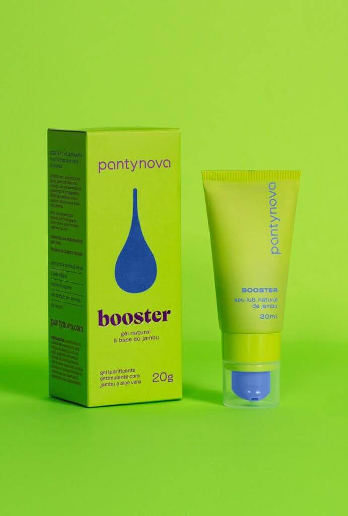 Lubrificante que esquenta Íntimo Excitante - BOOSTER LUB ESTIMULANTE NATURAL 20 ML - pantynova | Sex Shop Produtos Eróticos Online