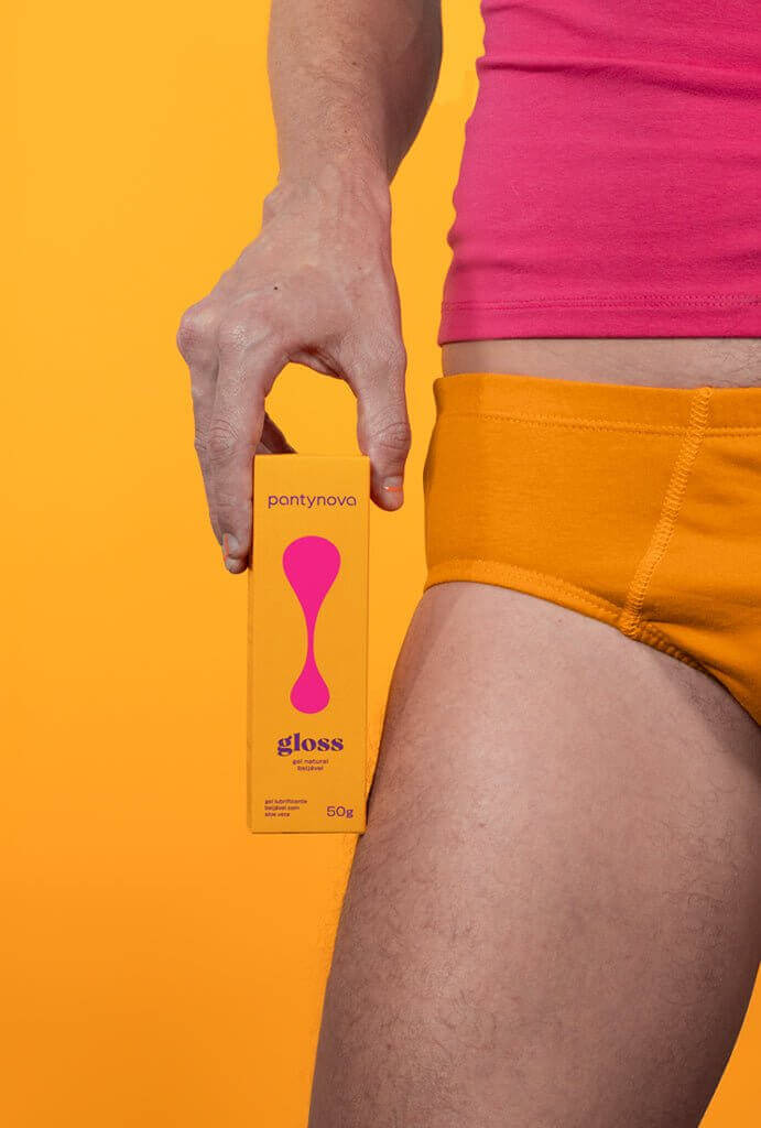 lubrificante com sabor Lubrificante Íntimo Beijável - GLOSS 50ml Lub beijável - pantynova | Sex Shop Produtos Eróticos Online