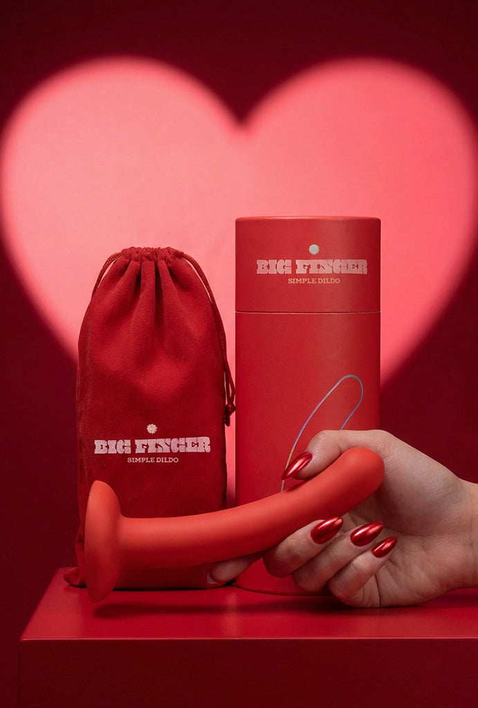 Dildo Big Finger Silicone Médico