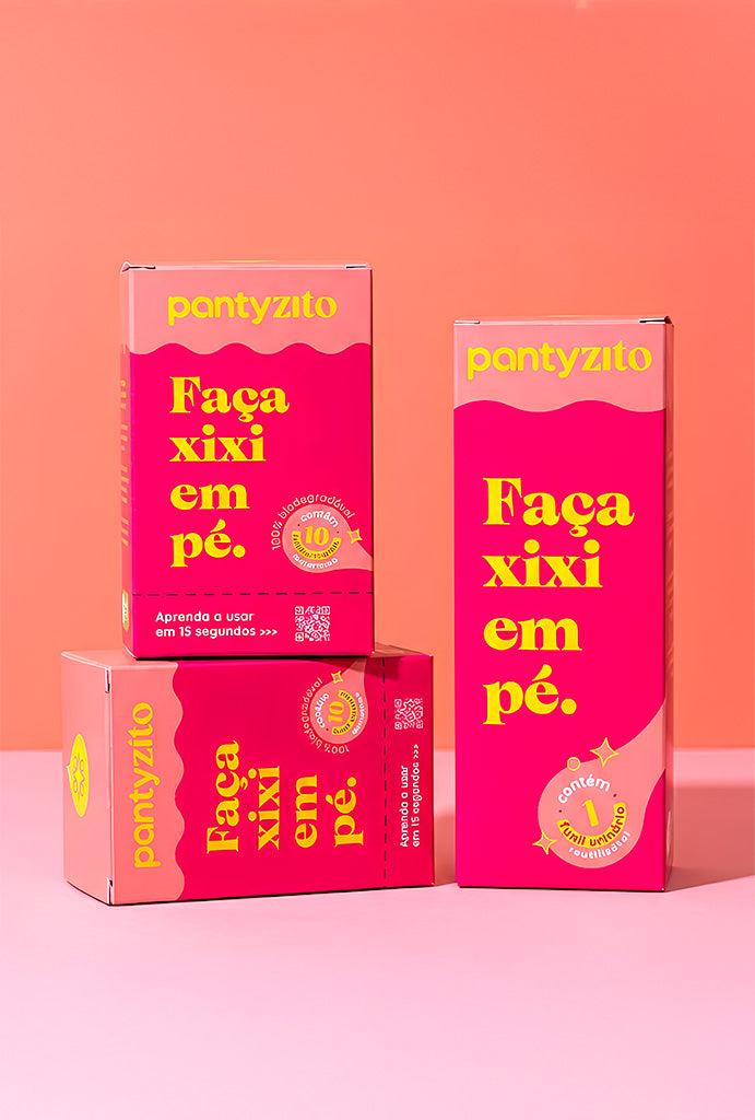 Kit pantyzito reutilizável + descartável