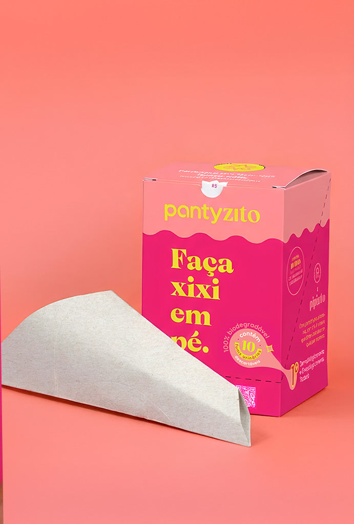 pantyzito funil urinário descartável 10 unidades