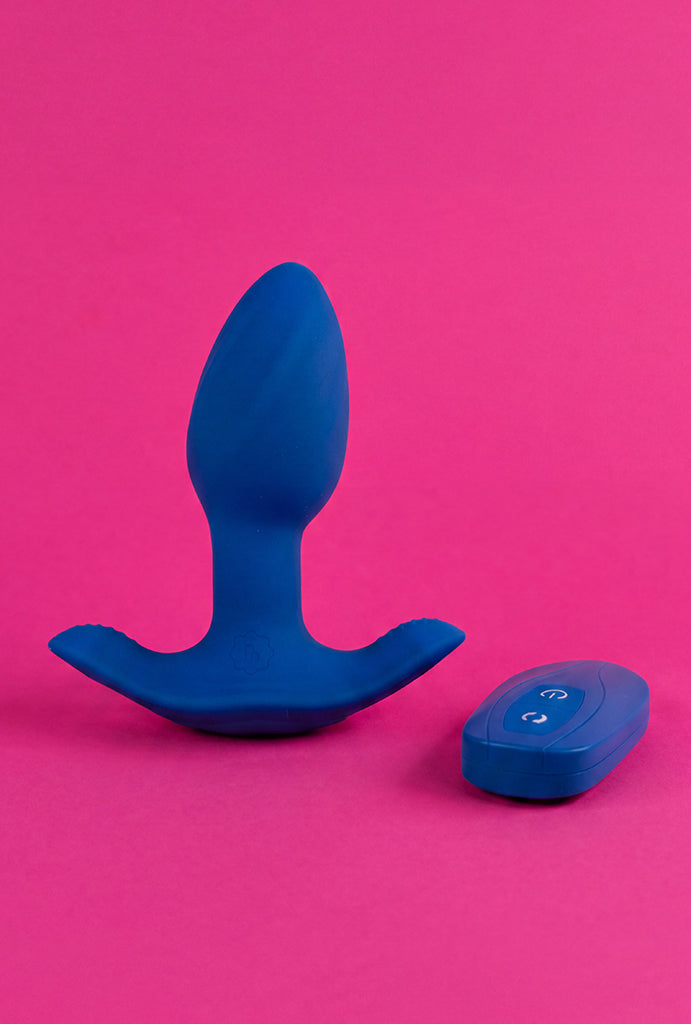 Vibrador Plug Anal Giratório But2