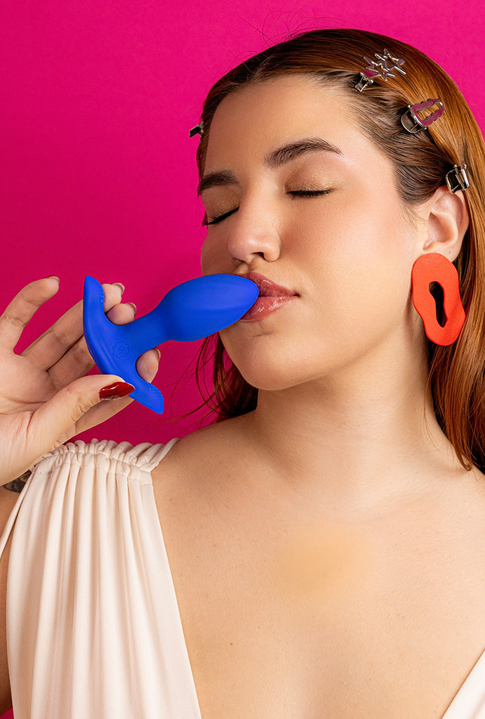 Vibrador Plug Anal Giratório But2