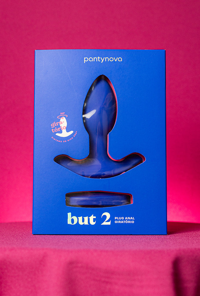 Vibrador Plug Anal Giratório But2