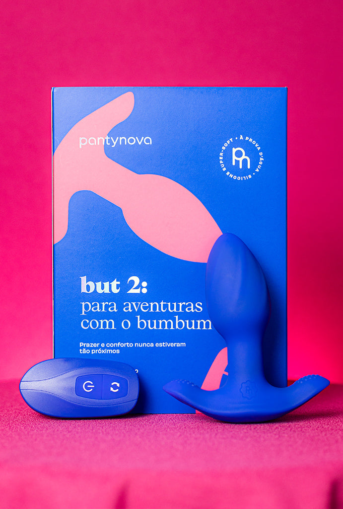 Vibrador Plug Anal Giratório But2