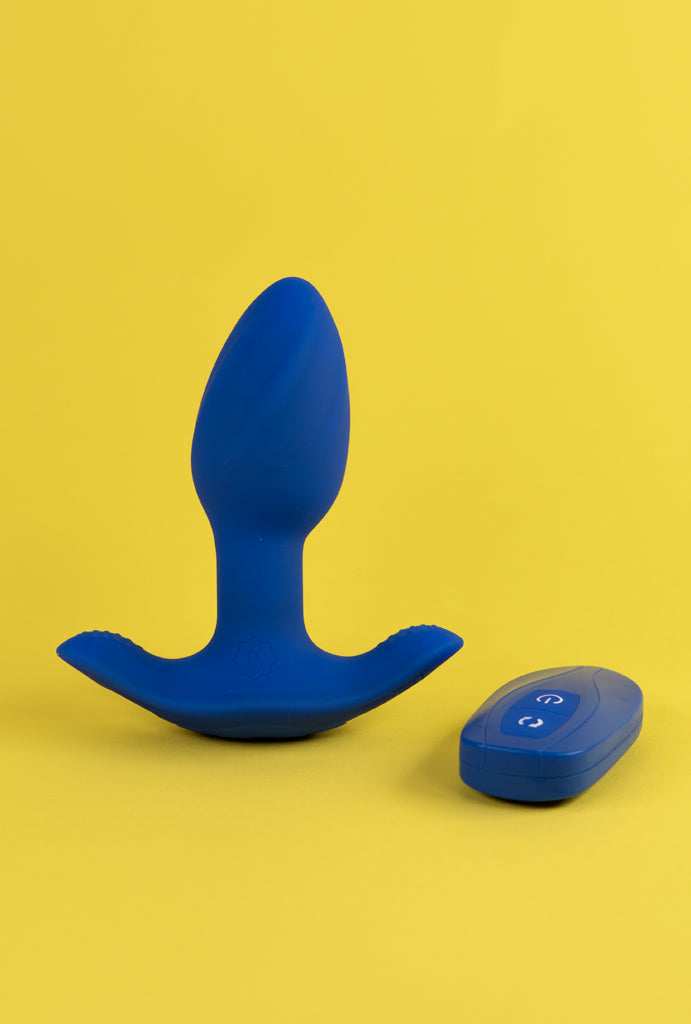 Vibrador Plug Anal Giratório But2