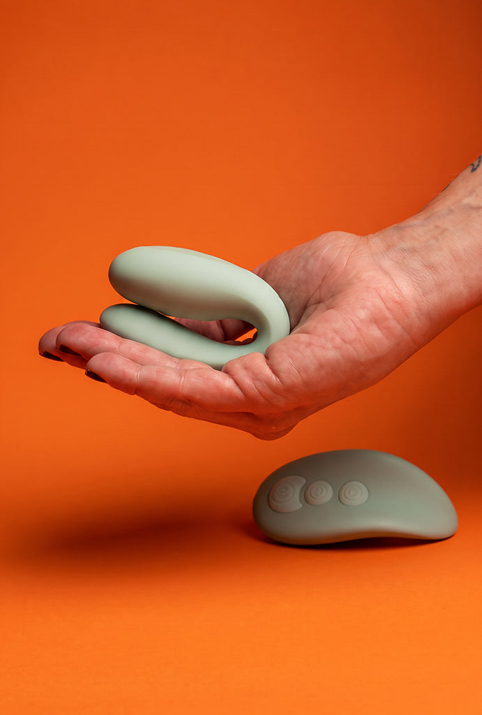 Vibrador para casais WE 2 com controle remoto